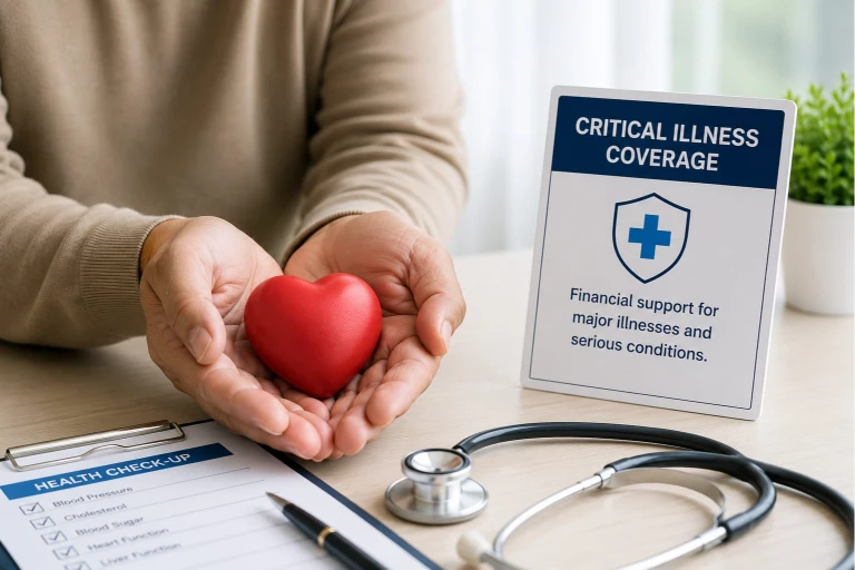Critical illness coverage in health insurance for senior citizens - financial support for major illnesses and serious conditions
